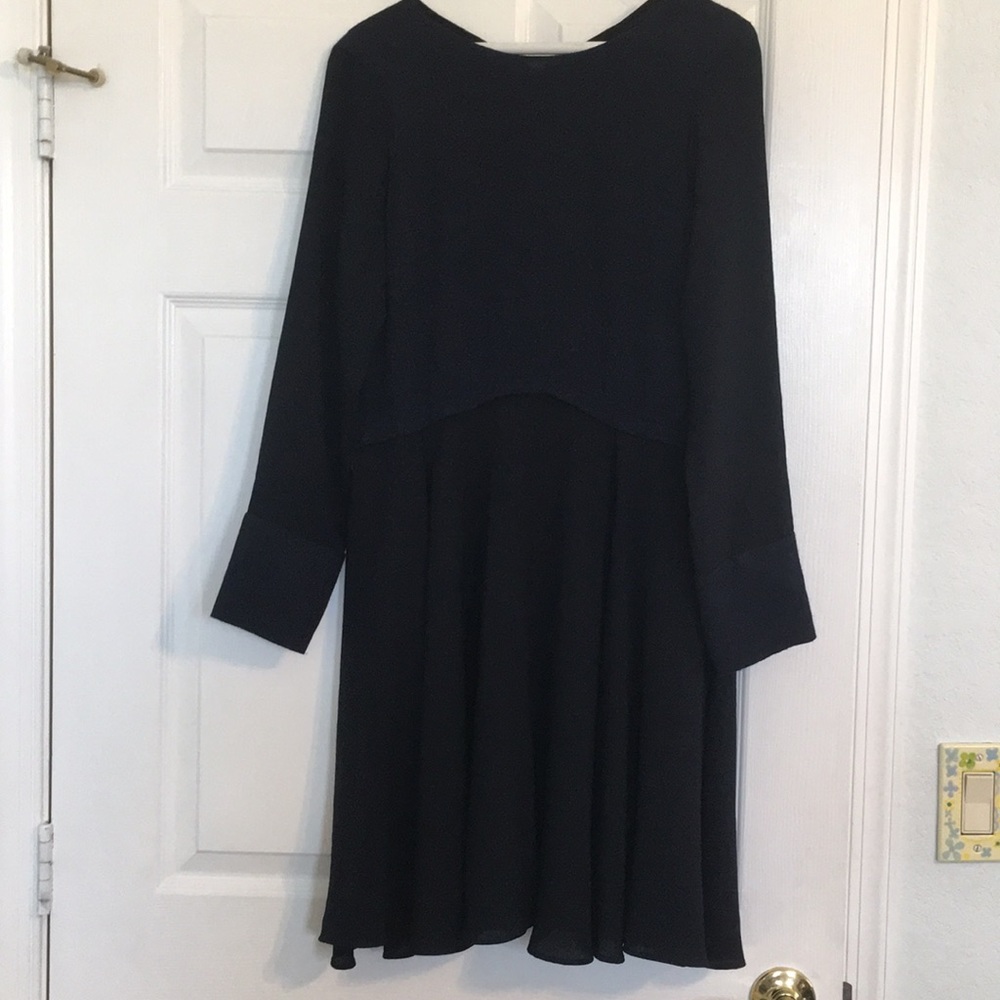 Zara Basic Navy Dress